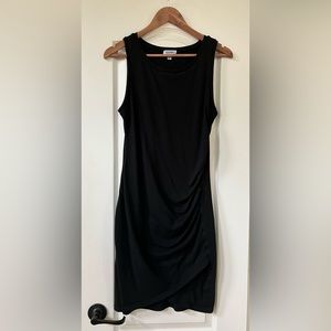 Black knee length dress